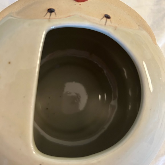 🎅🏻 CHRISTMAS CHARM! VINTAGE SANTA CERAMIC POTTERY TEAPOT - Picture 5 of 7